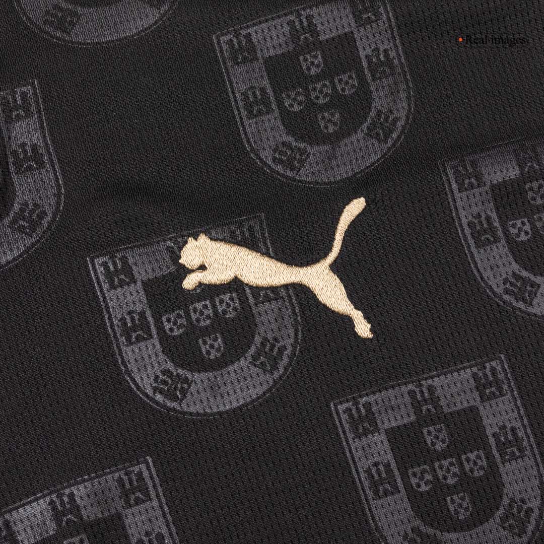 Portugal Concept Special Soccer Jersey World Cup 2026 Black - gojersey