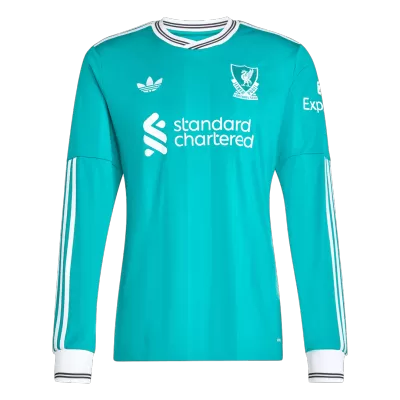 Liverpool Long Sleeve Third Away Soccer Jersey 2025/26 - gojersey