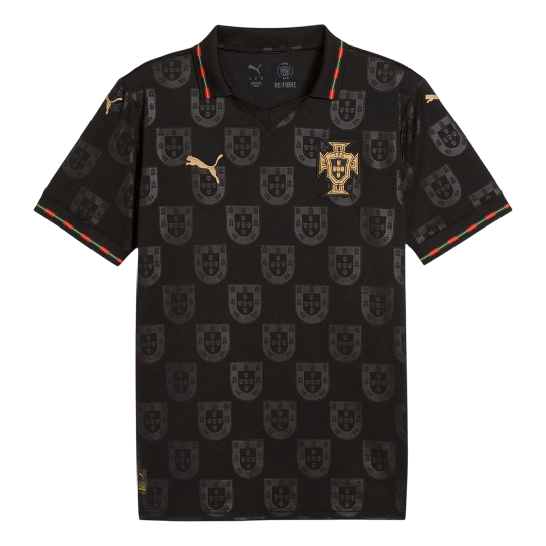 Portugal Concept Special Soccer Jersey World Cup 2026 Black - gojersey
