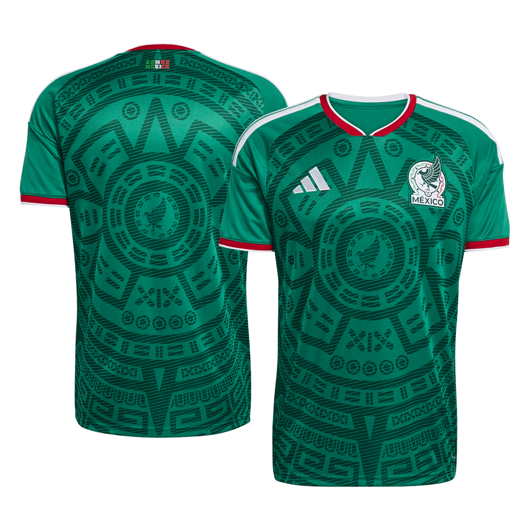 Mexico Home Soccer Jersey World Cup 2026 Green - gojersey