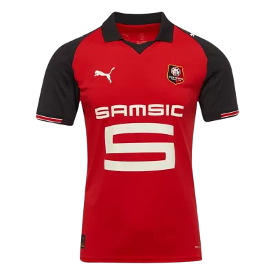Stade Rennais Home Soccer Jersey 2025/26 - gojersey