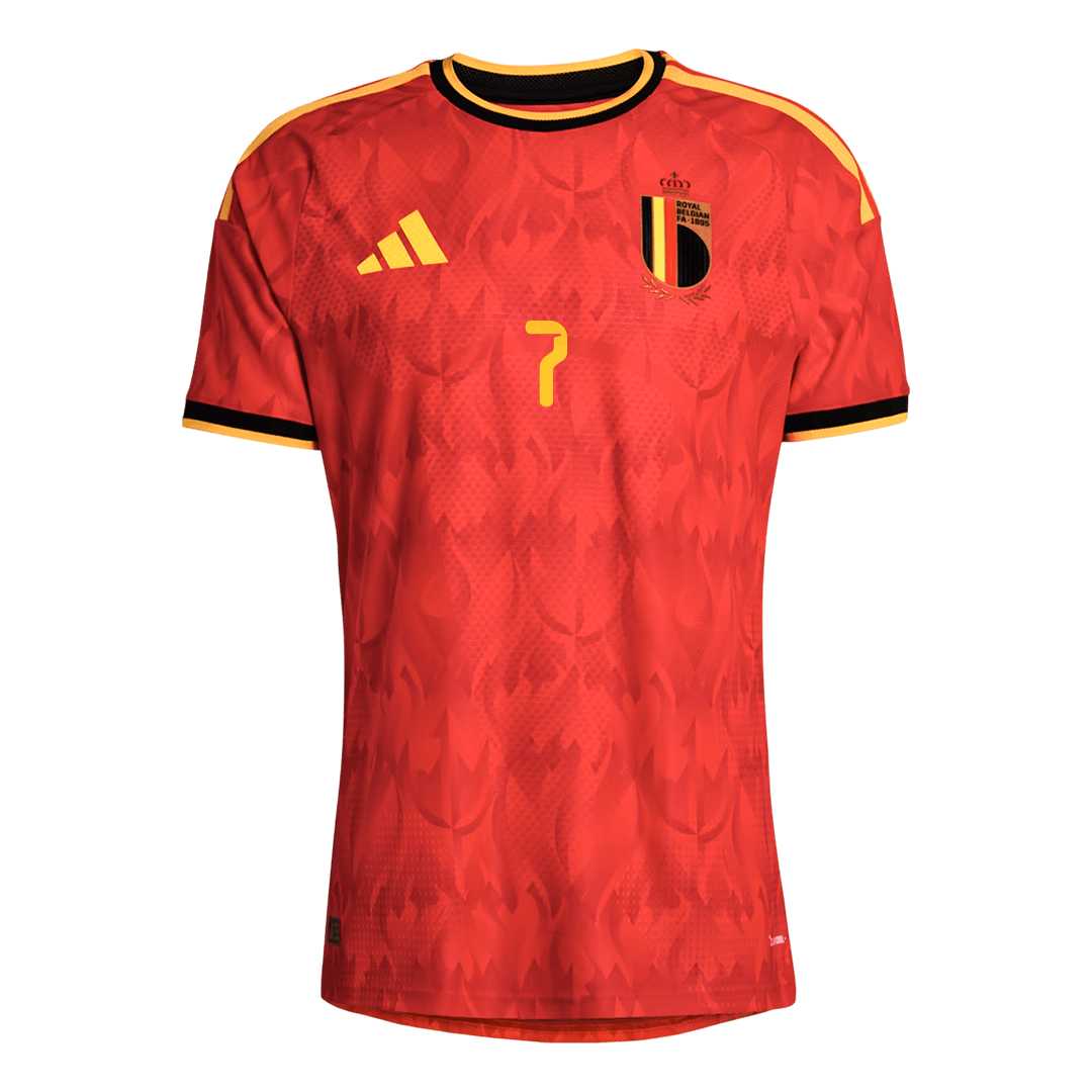 Belgium DE BRUYNE #7 Home Soccer Jersey Authentic 2026 - gojersey