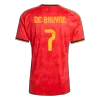 DE BRUYNE #7 Belgium Home Soccer Jersey World Cup 2026 Red - gojersey
