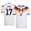 WIRTZ #17 Germany Home Soccer Jersey World Cup 2026 White - gojersey