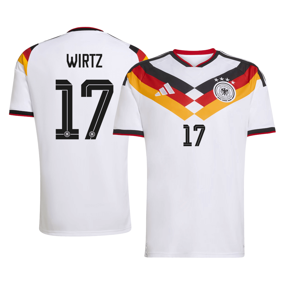 WIRTZ #17 Germany Home Soccer Jersey World Cup 2026 White - gojersey