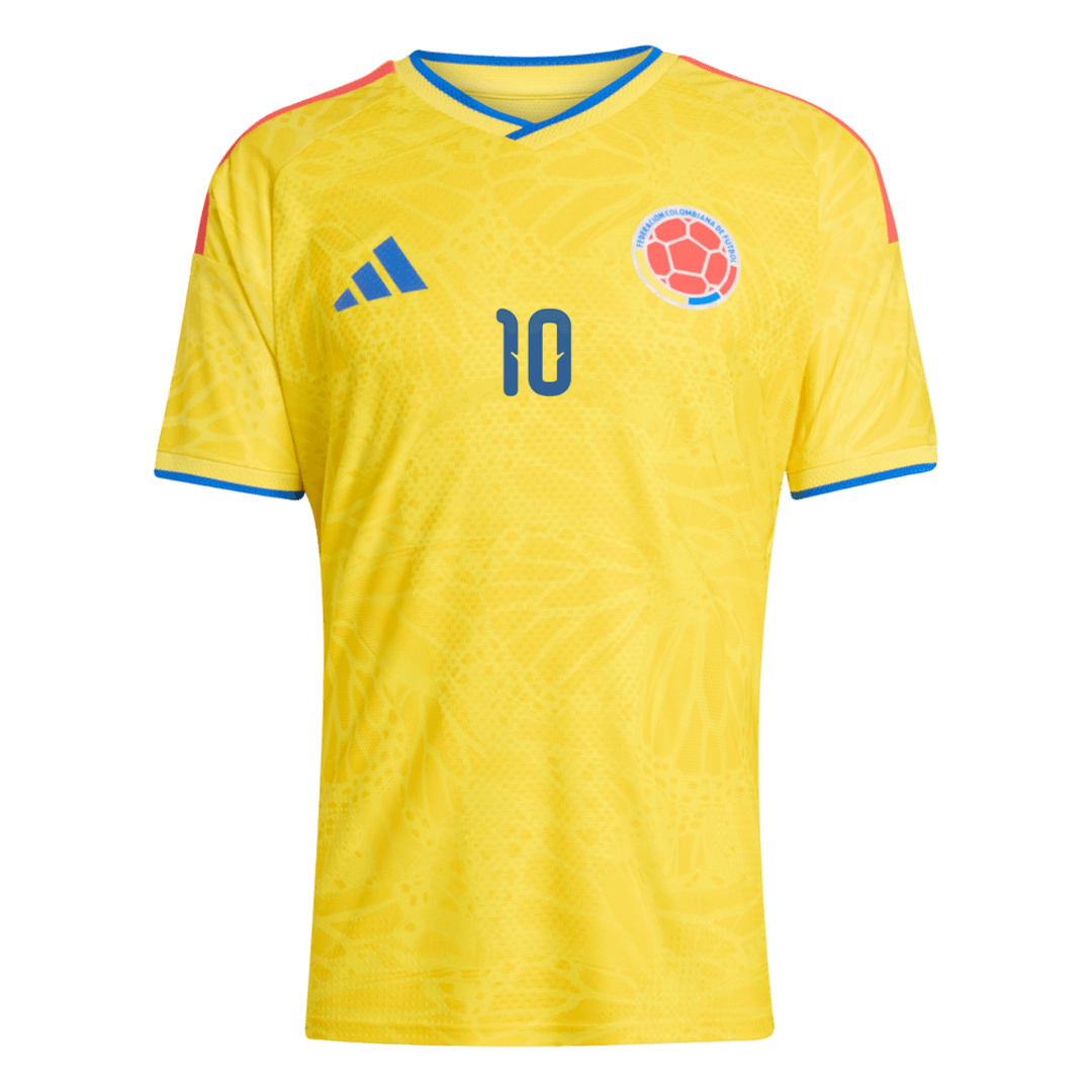 Colombia JAMES #10 Home Soccer Jersey Authentic 2026 - gojersey