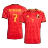 DE BRUYNE #7 Belgium Home Soccer Jersey World Cup 2026 Red - gojersey