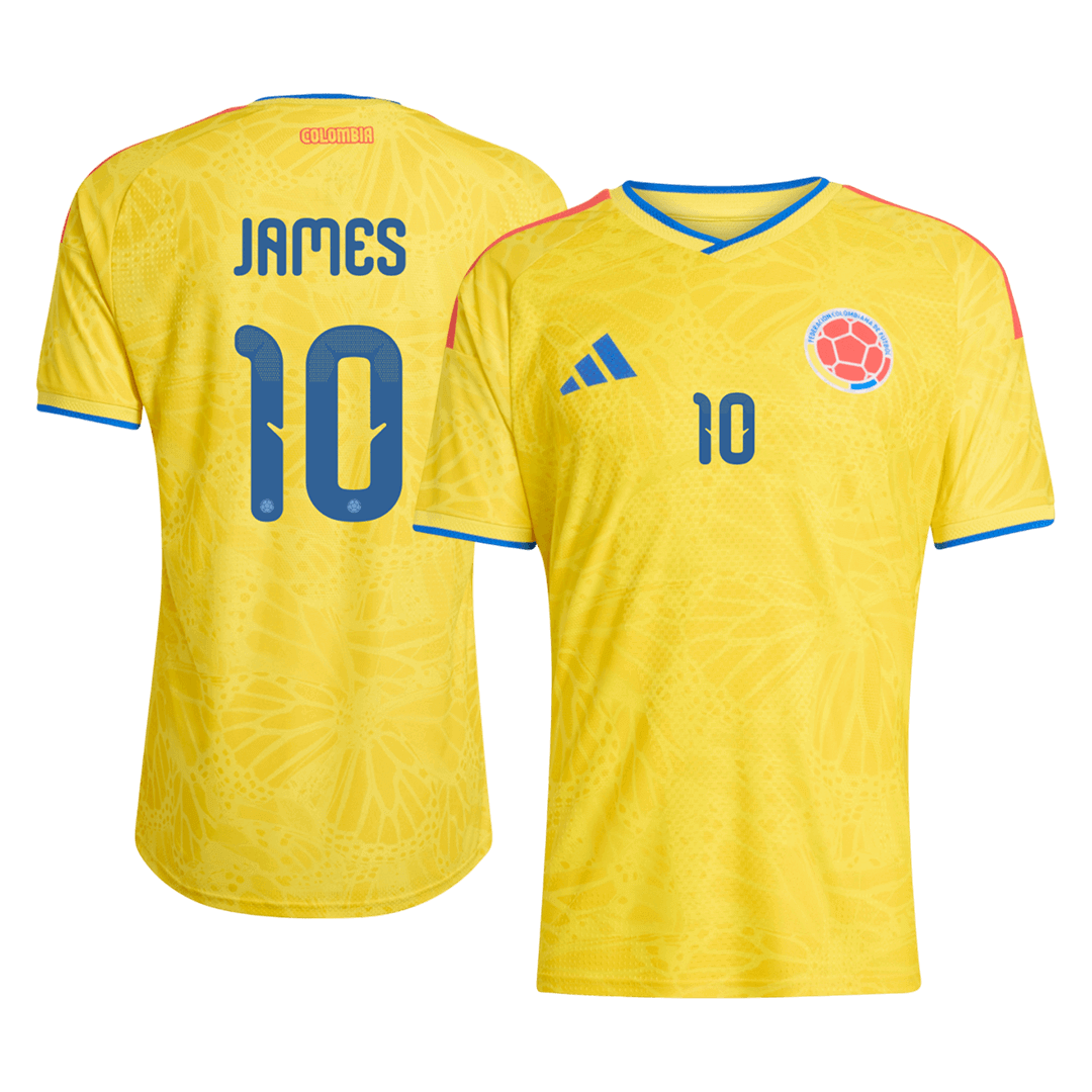 Colombia JAMES #10 Home Soccer Jersey Authentic 2026 - gojersey