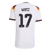 Germany WIRTZ #17 Home Soccer Jersey Authentic 2026 - gojersey