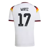 WIRTZ #17 Germany Home Soccer Jersey World Cup 2026 White - gojersey