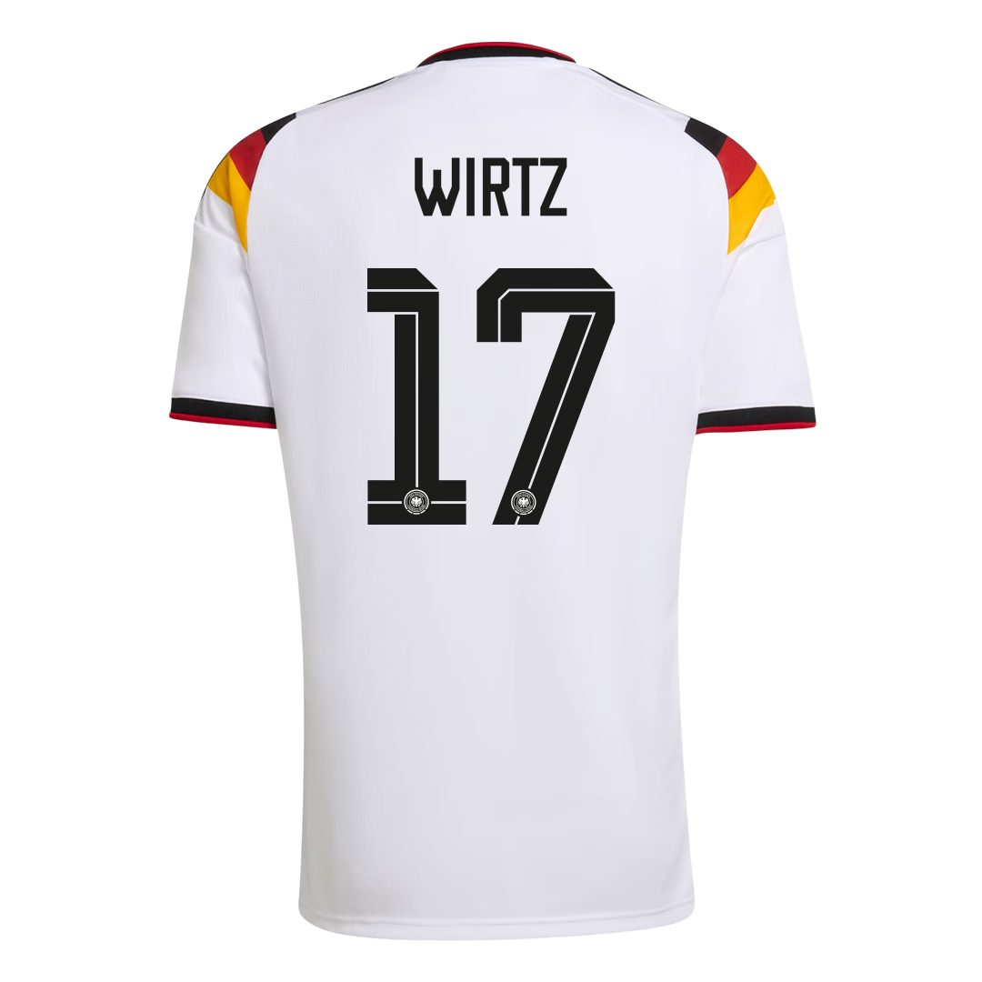 WIRTZ #17 Germany Home Soccer Jersey World Cup 2026 White - gojersey