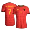 Belgium DE BRUYNE #7 Home Soccer Jersey Authentic 2026 - gojersey