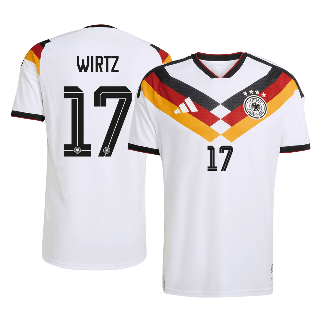 Germany WIRTZ #17 Home Soccer Jersey Authentic 2026 - gojersey