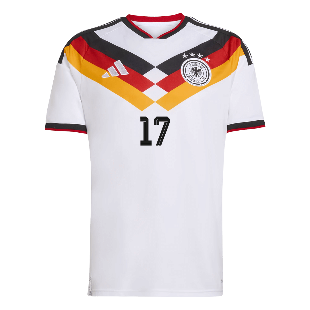 WIRTZ #17 Germany Home Soccer Jersey World Cup 2026 White - gojersey