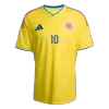 JAMES #10 Colombia Home Soccer Jersey World Cup 2026 Yellow - gojersey