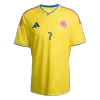 LUIS DíAZ #7 Colombia Home Soccer Jersey World Cup 2026 Yellow - gojersey