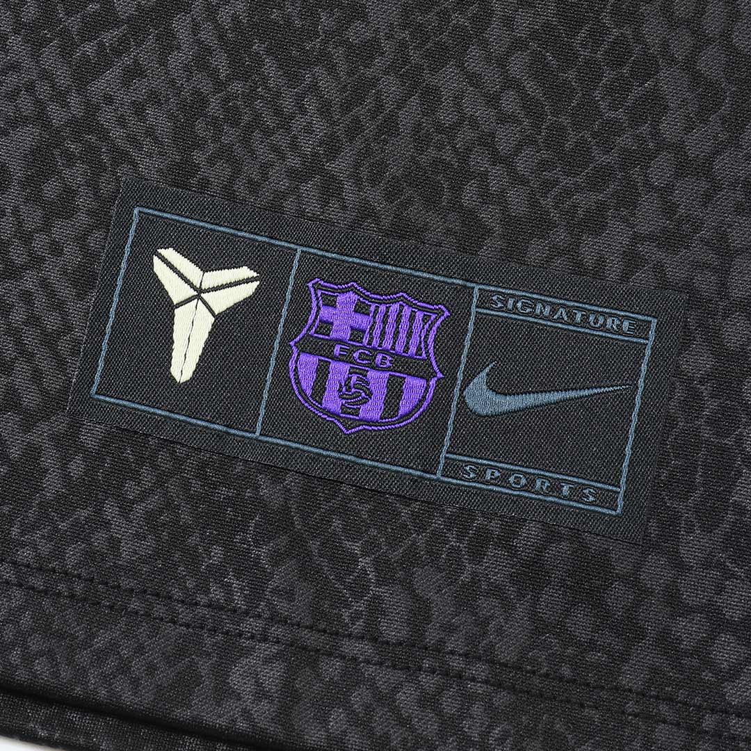 Barcelona Sweatshirt Kit 2025/26 - Black (Top+Pants) - gojersey