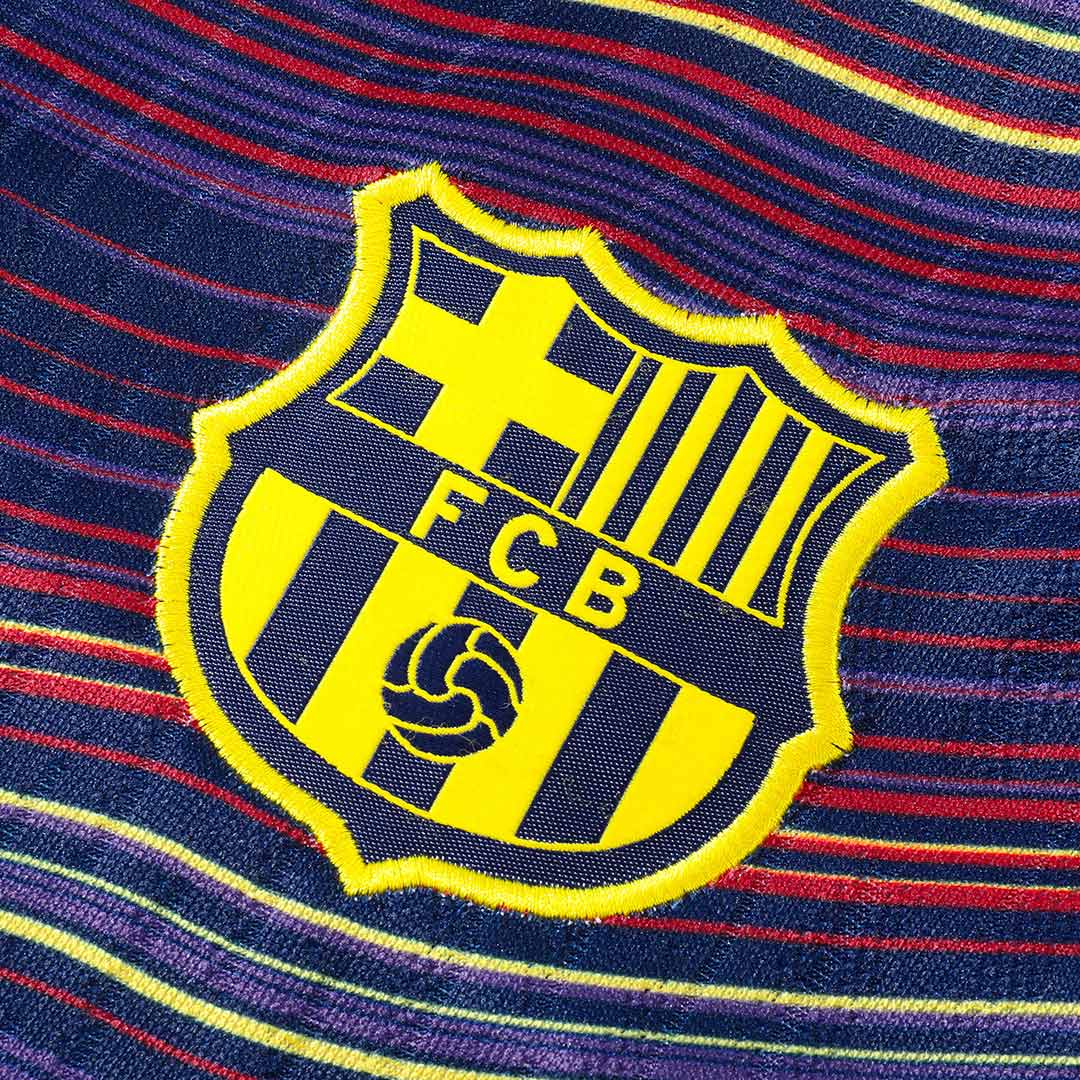 Kid's Barcelona Zipper Sweatshirt Kit(Top+Pants) 25/26 Colorful - gojersey