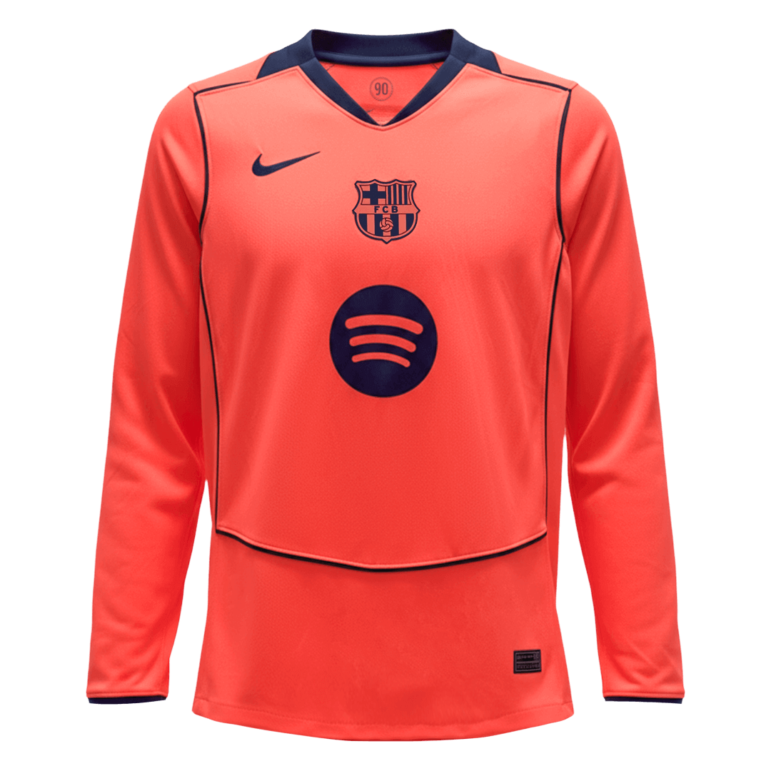 Barcelona Long Sleeve Soccer Jersey 2025/26 - gojersey