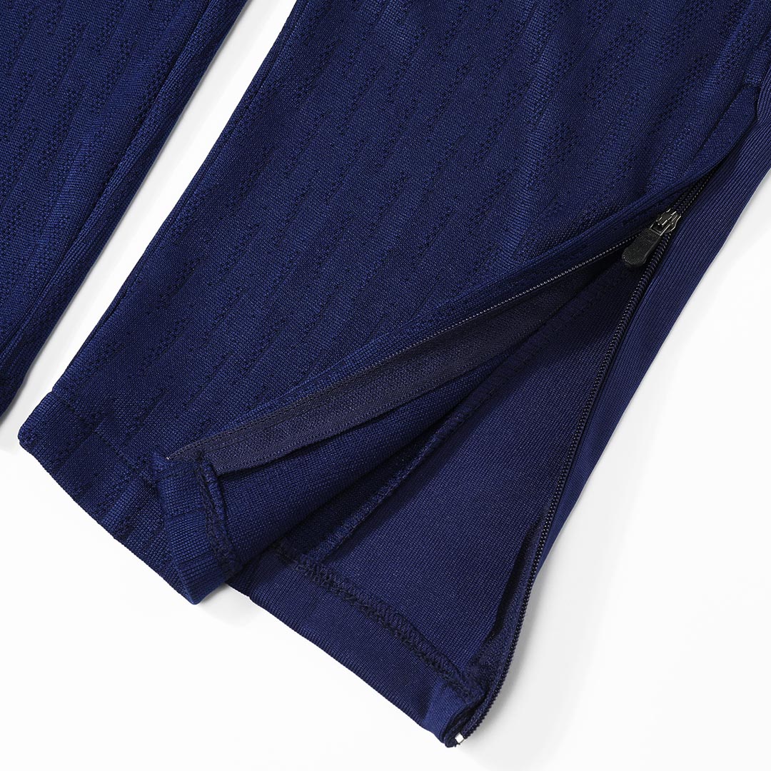 Kid's Barcelona Zipper Sweatshirt Kit(Top+Pants) 25/26 Black&Orange - gojersey