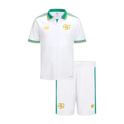 Kid's Roma Third Soccer Jersey Kit(Jersey+Shorts) 25/26 White - gojersey