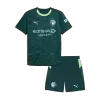 Kid's Manchester City Fourth Soccer Jersey Kit(Jersey+Shorts) 25/26 Green - gojersey