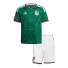 Kid's Mexico Home Soccer Jersey Kit(Jersey+Shorts) 25/26 Green - gojersey