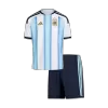 Kid's Argentina Home Soccer Jersey Kit(Jersey+Shorts) 25/26 Blue&White - gojersey
