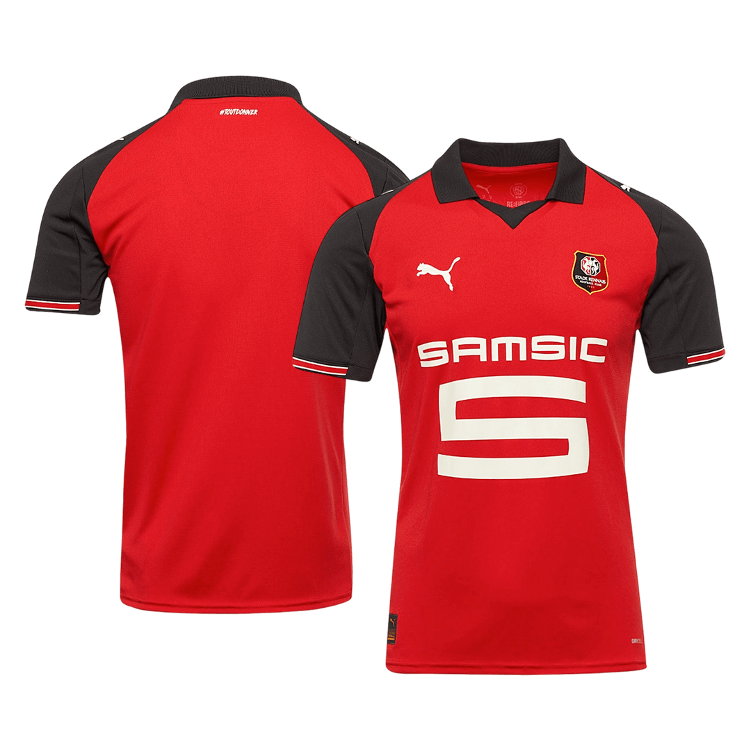 Stade Rennais Home Soccer Jersey 2025/26 - gojersey