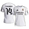 TCHOUAMENI #14 Authentic Real Madrid Home Soccer Jersey 2025/26 White - gojersey