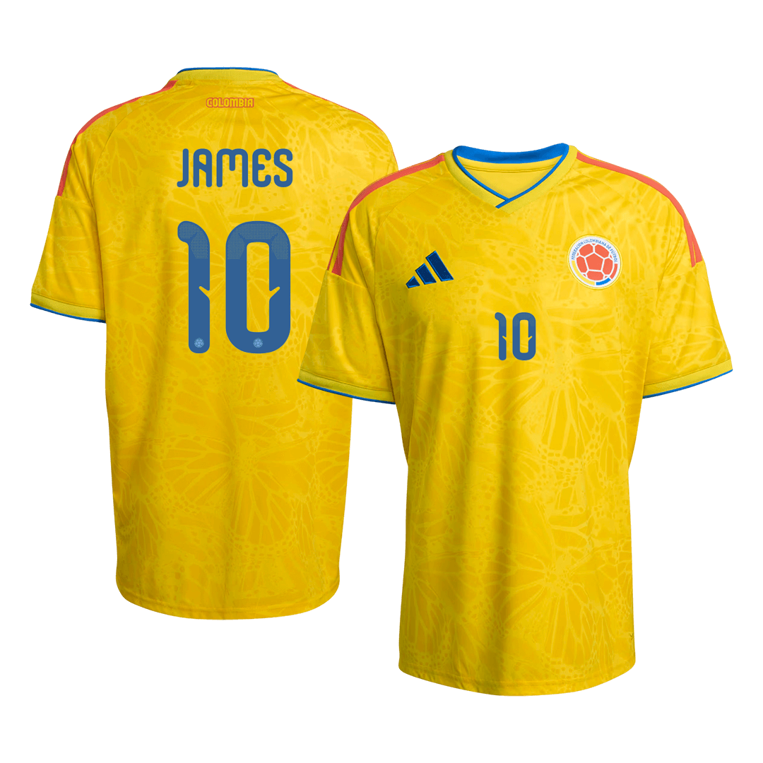 JAMES #10 Colombia Home Soccer Jersey World Cup 2026 Yellow - gojersey