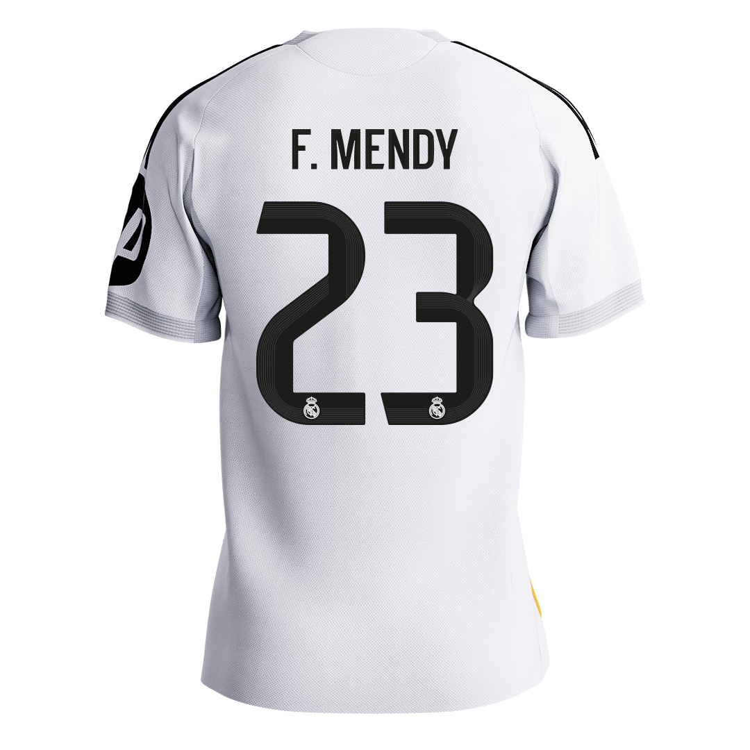 F.MENDY #23 Authentic Real Madrid Home Soccer Jersey 2025/26 White - gojersey
