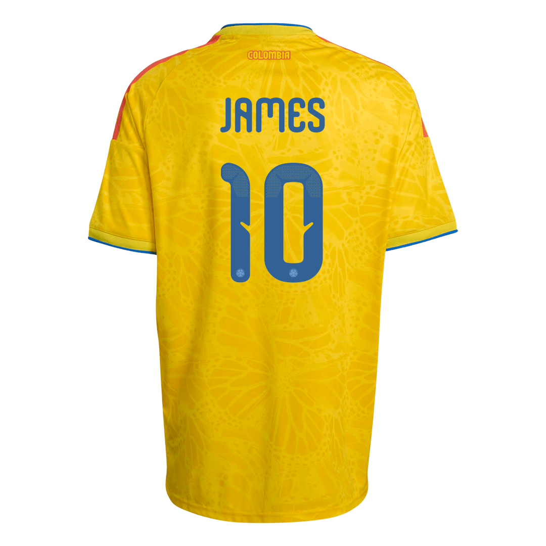 JAMES #10 Colombia Home Soccer Jersey World Cup 2026 Yellow - gojersey