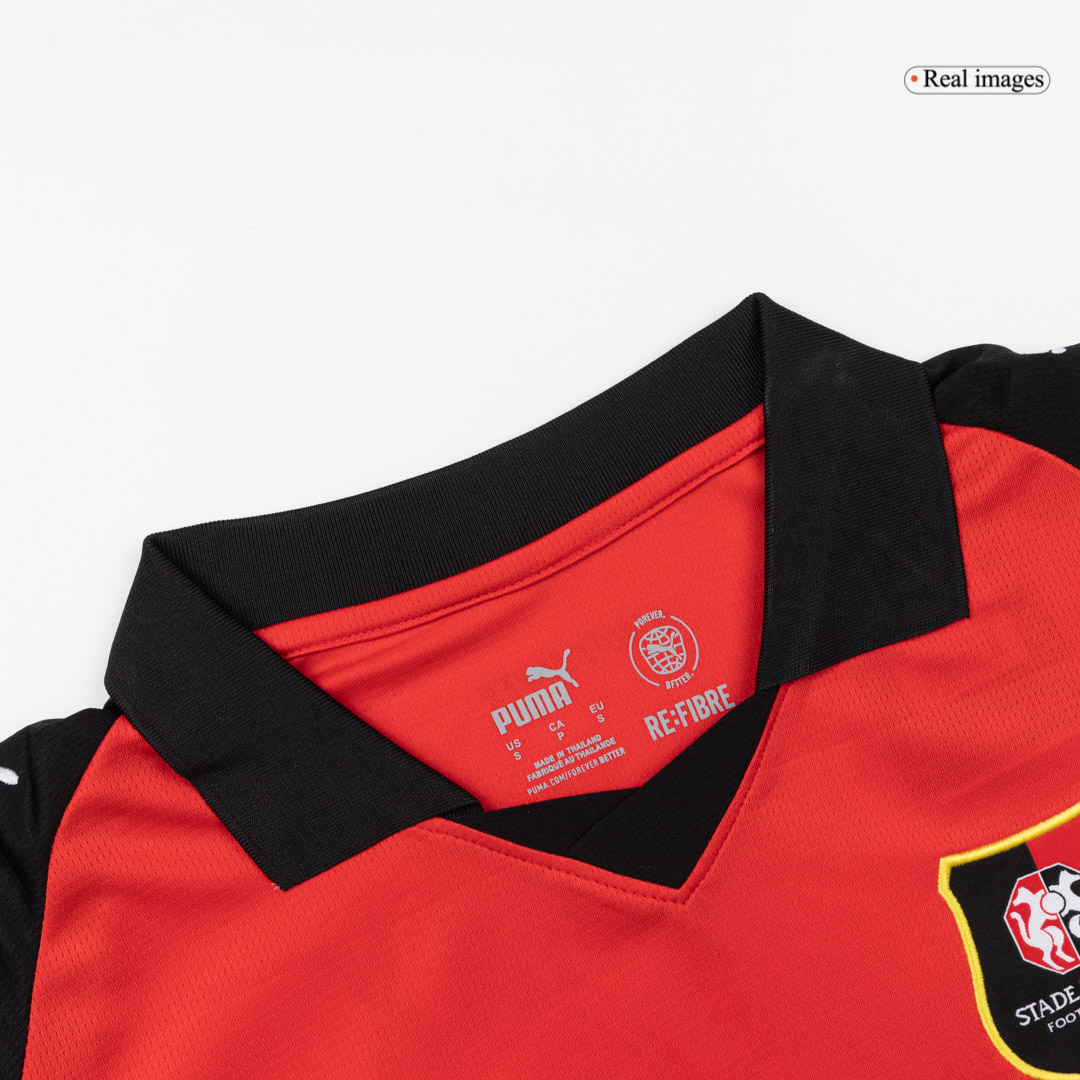 Stade Rennais Home Soccer Jersey 2025/26 - gojersey