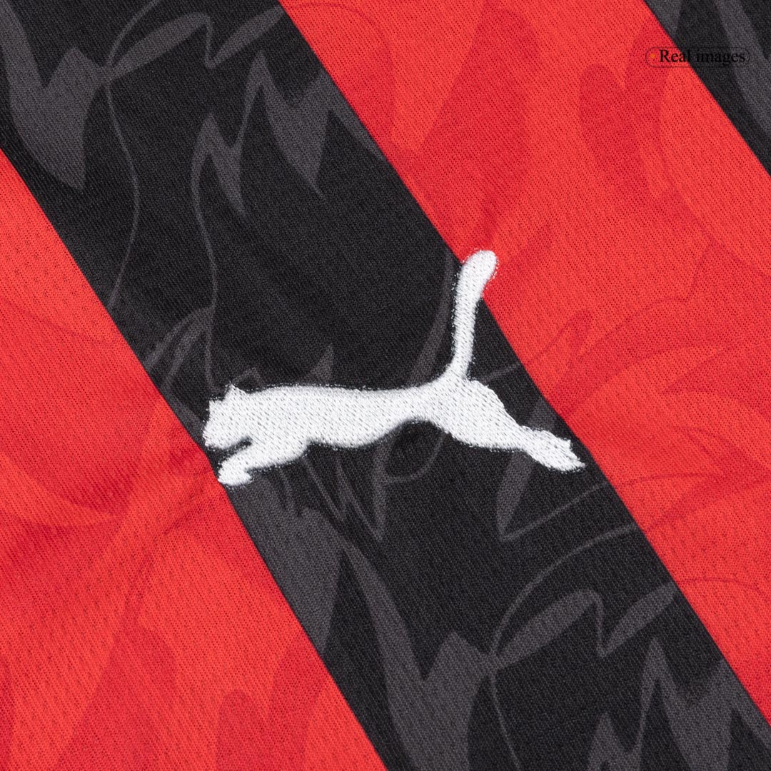 AC Milan Long Sleeve Home Soccer Jersey 2025/26 - gojersey