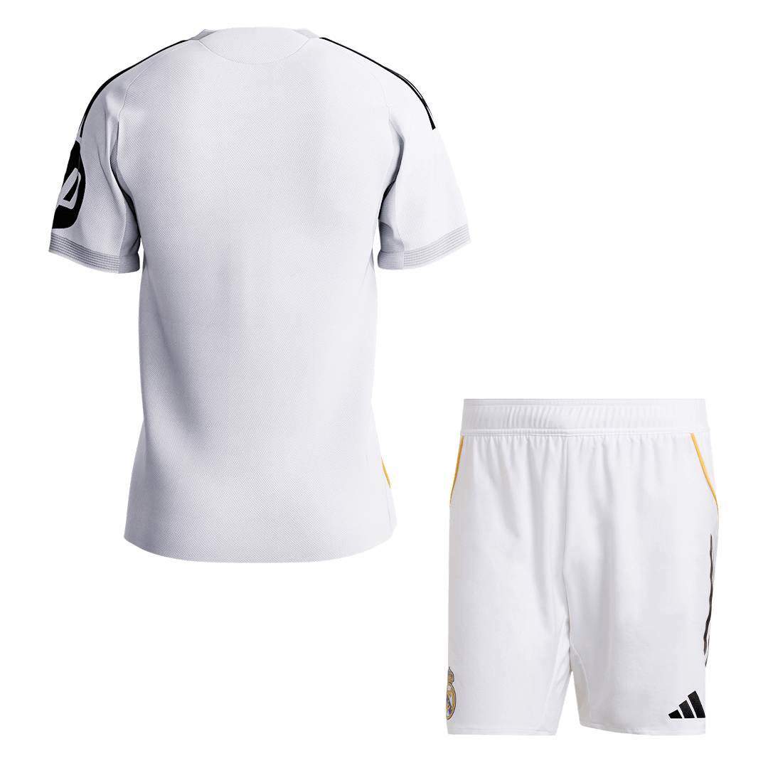 Real Madrid Home Soccer Jersey Kit Authentic 2025/26 (Jersey+Shorts) - gojersey