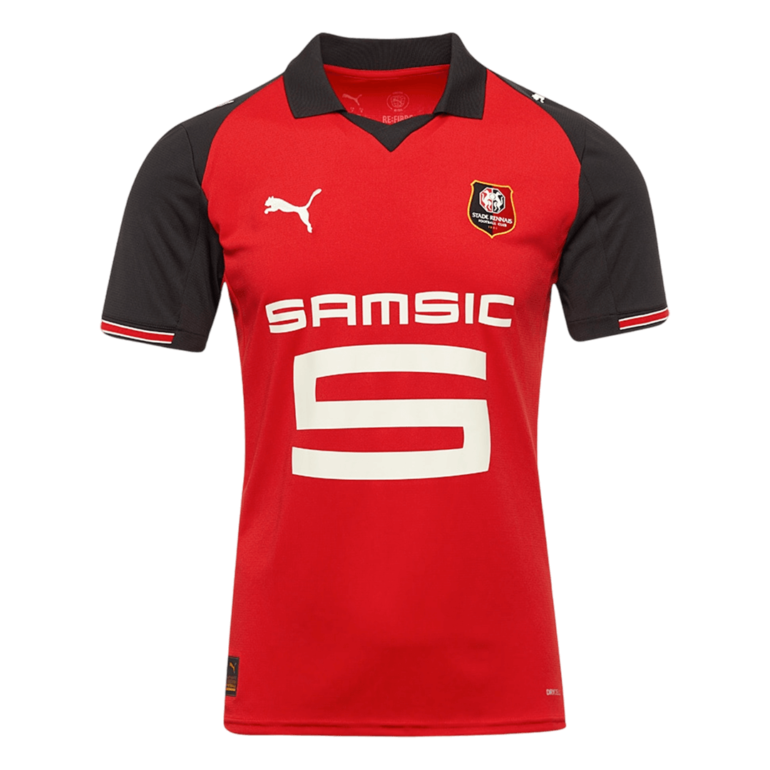 Stade Rennais Home Soccer Jersey 2025/26 - gojersey
