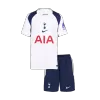 Kid's Tottenham Hotspur Home Soccer Jersey Kit(Jersey+Shorts) 25/26 White - gojersey