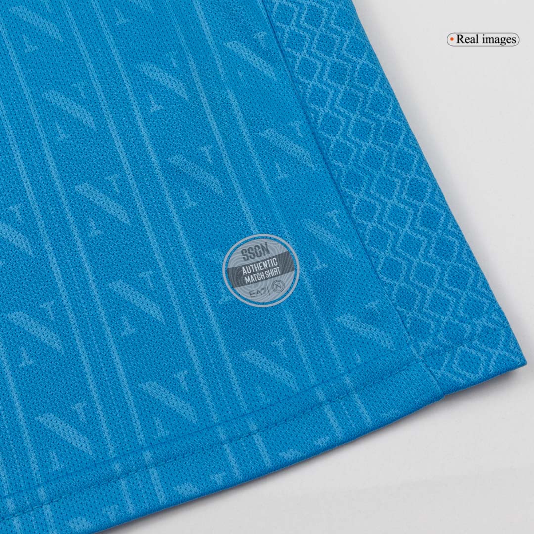 Kid's Napoli Home Soccer Jersey Kit(Jersey+Shorts) 25/26 Blue - gojersey