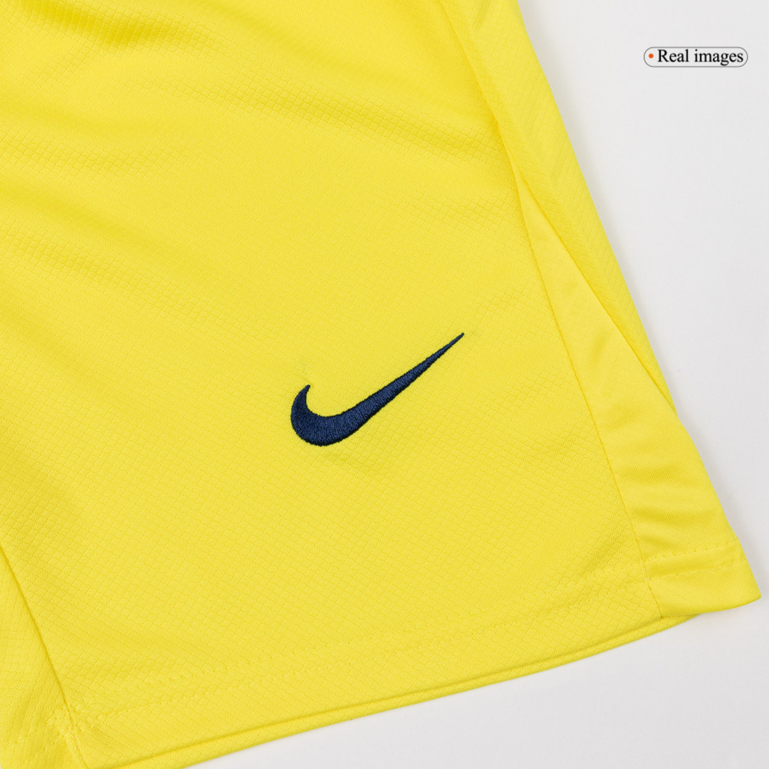 Kid's Tottenham Hotspur Third Soccer Jersey Kit(Jersey+Shorts) 25/26 Yellow - gojersey