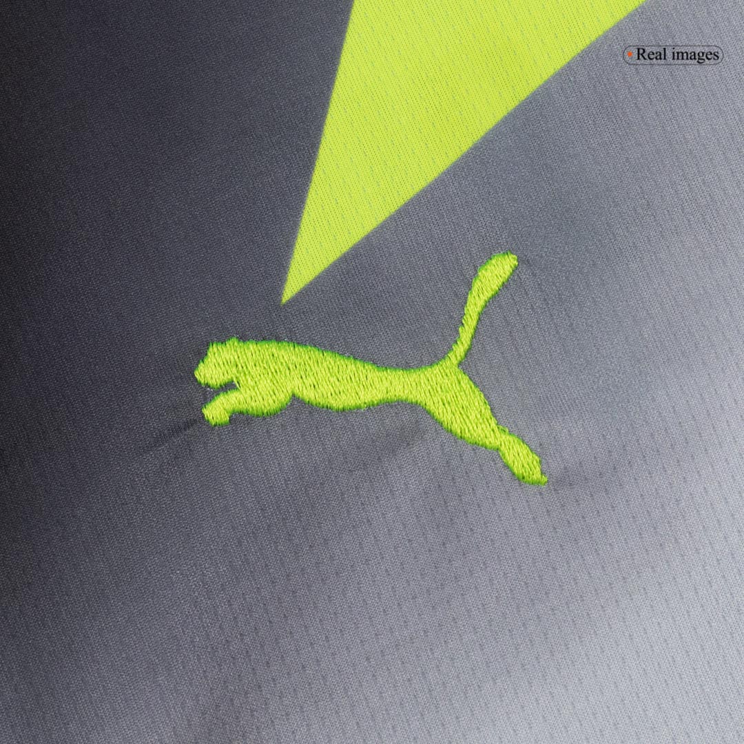 25/26 Kid's Borussia Dortmund Away Kit(Jersey+Shorts) Gray - gojersey