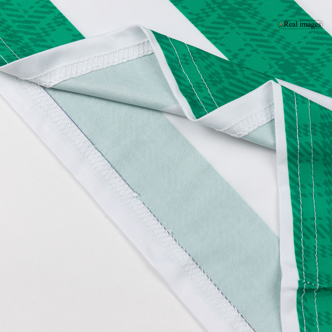 25/26 Green&White Kid's Celtic Home Soccer Jersey Kit(Jersey+Shorts) - gojersey