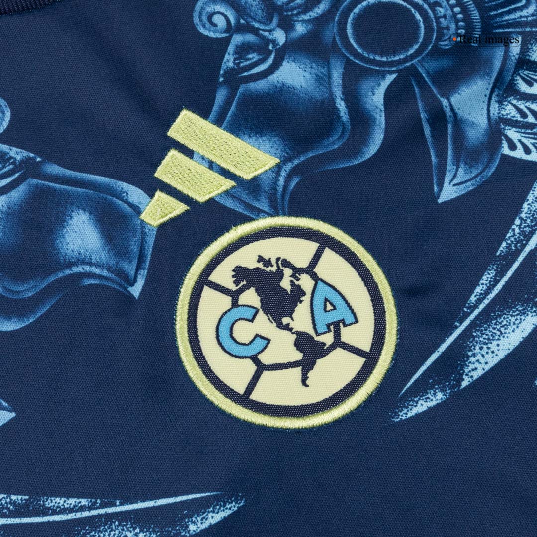 Kid's Club America Away Soccer Jersey Kit(Jersey+Shorts) 25/26 Navy - gojersey