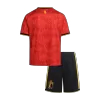 Kid's Belgium Home Soccer Jersey Kit(Jersey+Shorts) 25/26 Red - gojersey