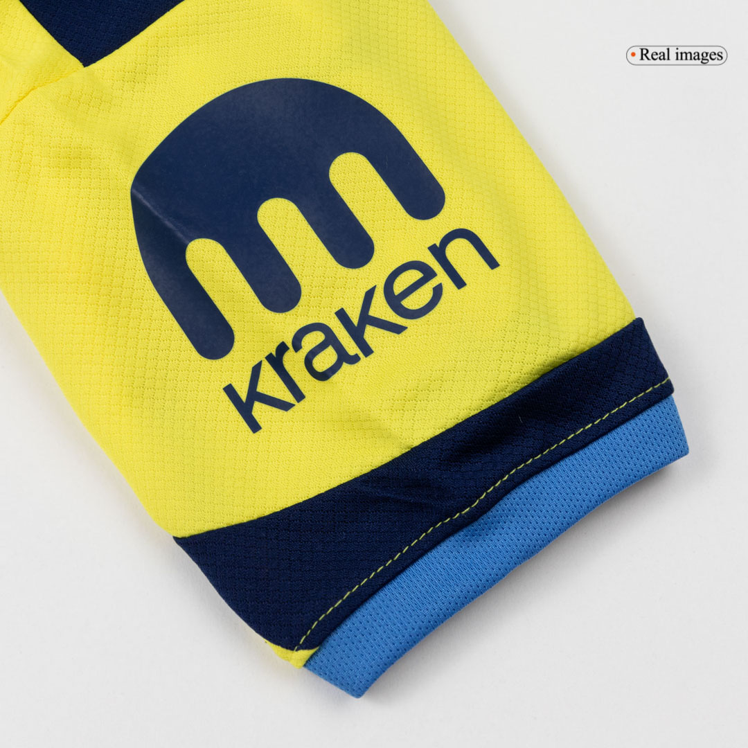 Kid's Tottenham Hotspur Third Soccer Jersey Kit(Jersey+Shorts) 25/26 Yellow - gojersey