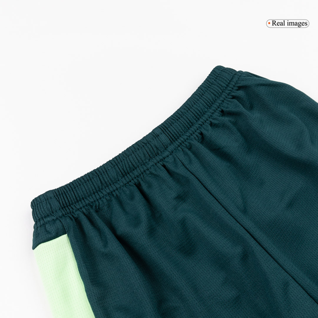 Kid's Manchester City Fourth Soccer Jersey Kit(Jersey+Shorts) 25/26 Green - gojersey