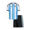 Kid's Argentina Home Soccer Jersey Kit(Jersey+Shorts) 25/26 Blue&White - gojersey