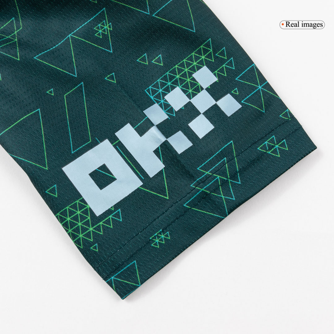 Kid's Manchester City Fourth Soccer Jersey Kit(Jersey+Shorts) 25/26 Green - gojersey