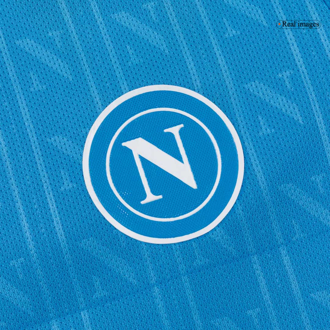 Kid's Napoli Home Soccer Jersey Kit(Jersey+Shorts) 25/26 Blue - gojersey