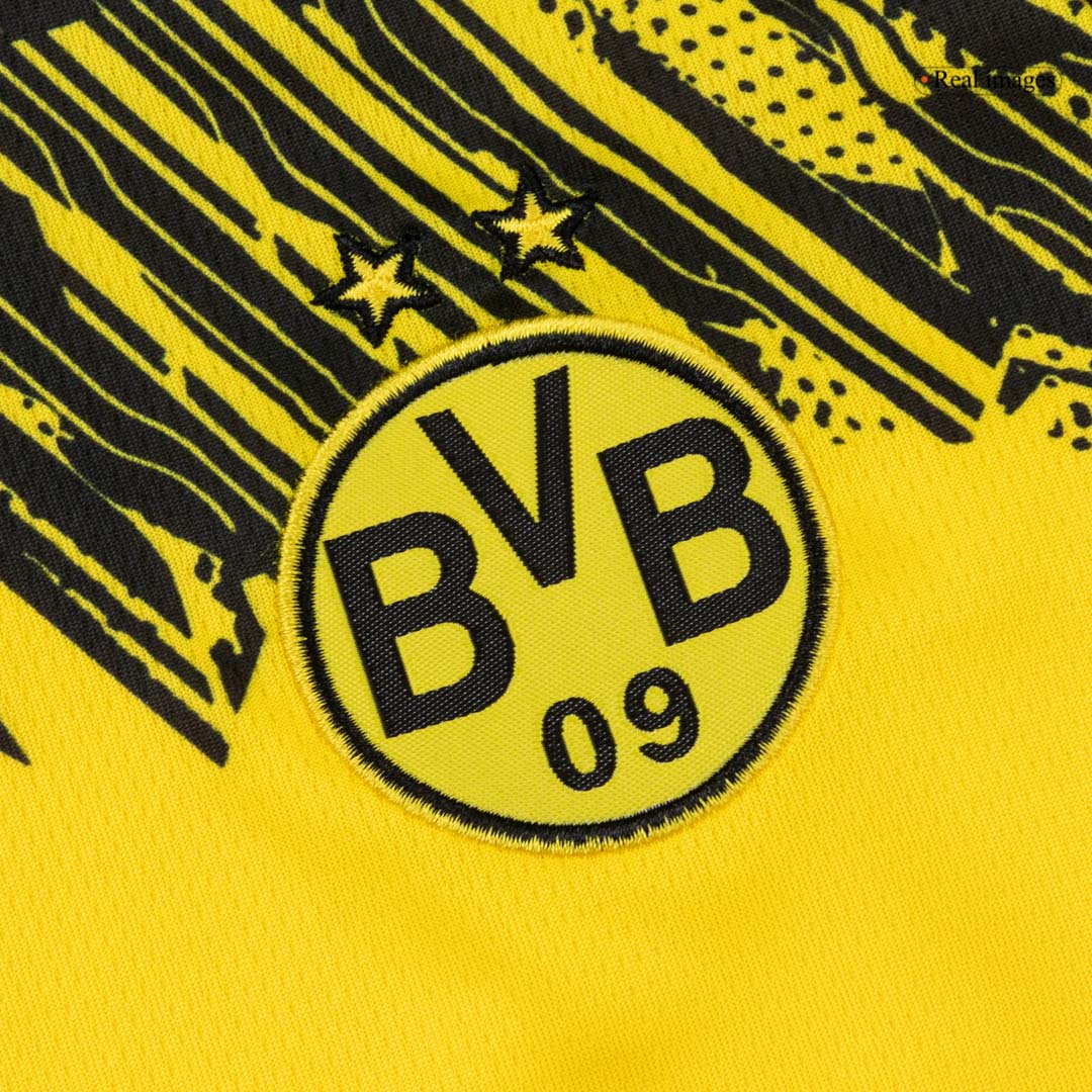 25/26 Kid's Borussia Dortmund Home Soccer Jersey Kit(Jersey+Shorts) Yellow - gojersey